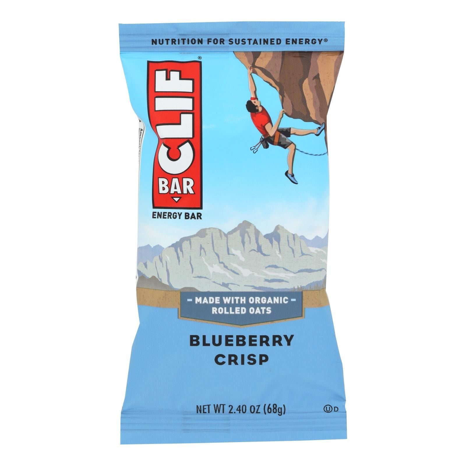 Clif Bar - Organic Blueberry Crisp - Case Of 12 - 2.4 Oz image 1