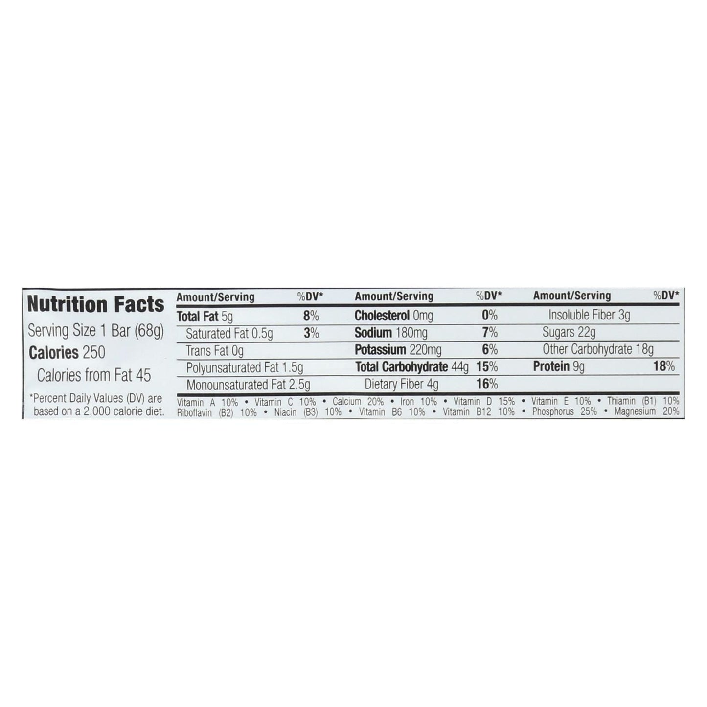 Clif Bar - Organic Blueberry Crisp - Case Of 12 - 2.4 Oz image 2