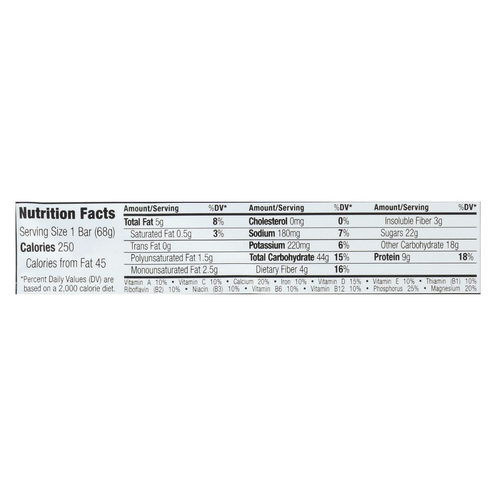 Clif Bar - Organic Blueberry Crisp - Case Of 12 - 2.4 Oz image 2