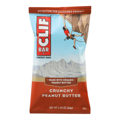 Clif Bar - Organic Crunch Peanut Butter - Case Of 12 - 2.4 Oz image 1