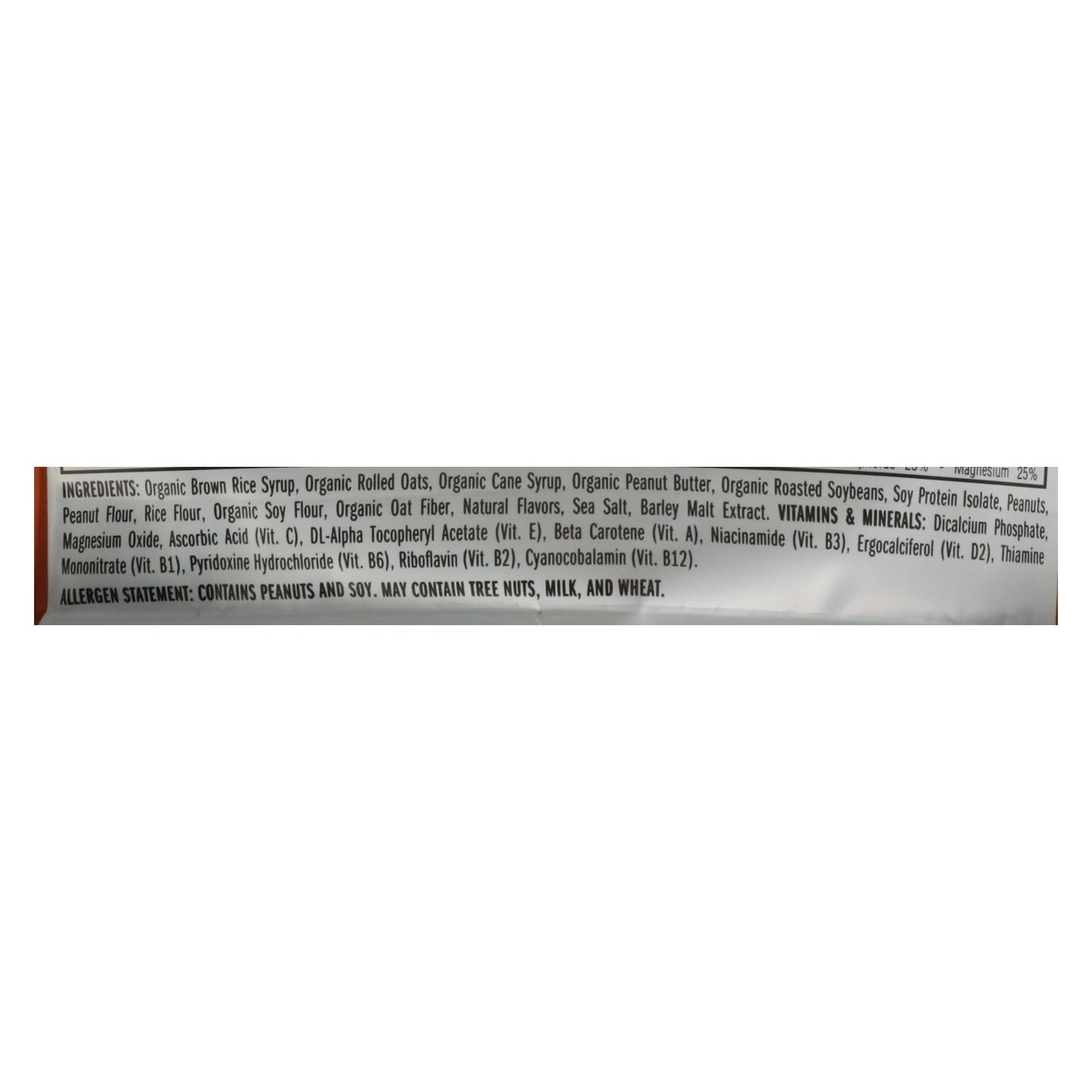 Clif Bar - Organic Crunch Peanut Butter - Case Of 12 - 2.4 Oz image 2