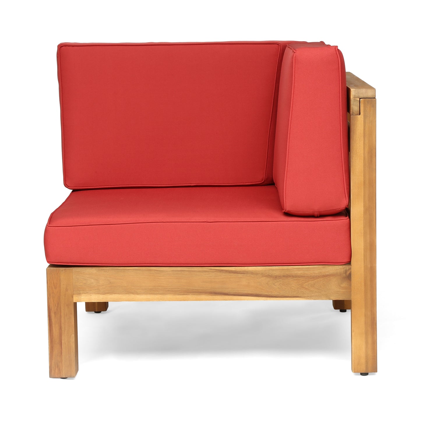 BRAVA X-BACK - 2 SEATER SECTIONAL LOVESEAT WITH COFFEE TABLE, RED image 4