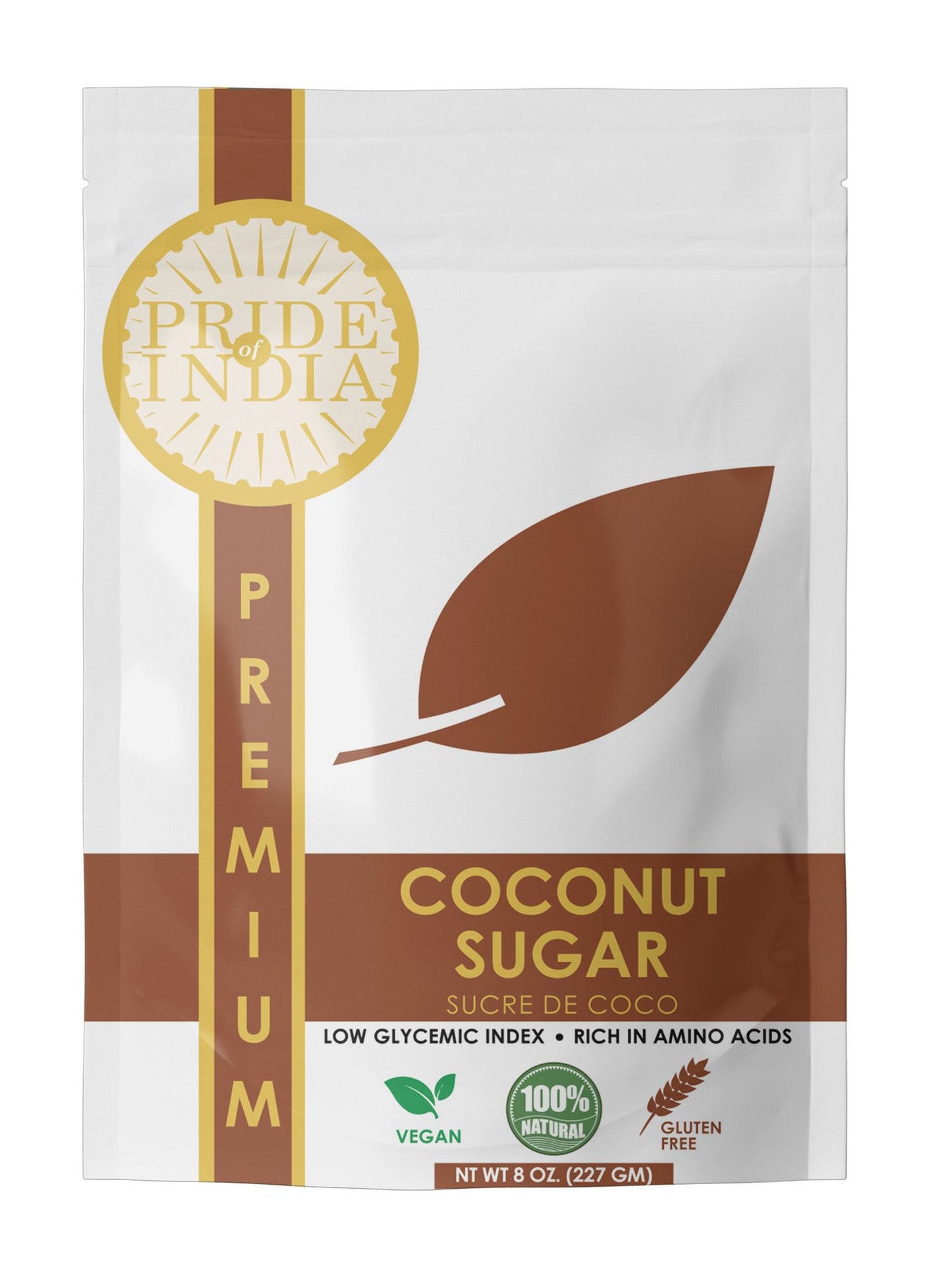 Coconut Sugar by Pride of India – Gourmet Grade & Gluten-Free – Diet-Friendly – Alternative to White Sugar – Add to Bake image 1