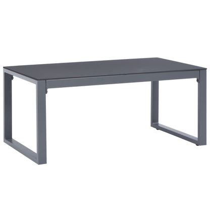 Coffee Table 35.4"x19.7"x15.7" Aluminum image 1