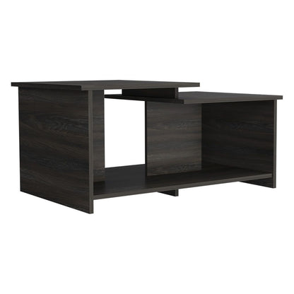 Coffee Table, Lower Open Shelf, Black image 6