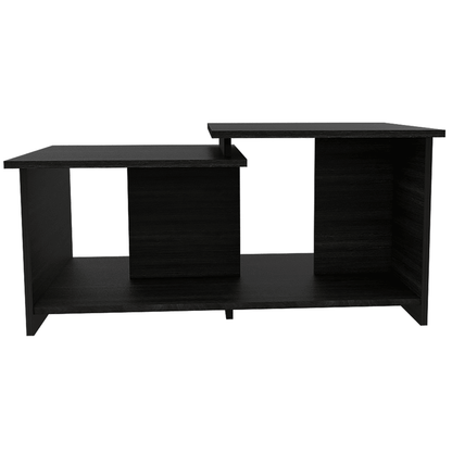 Coffee Table, Lower Open Shelf, Black image 3