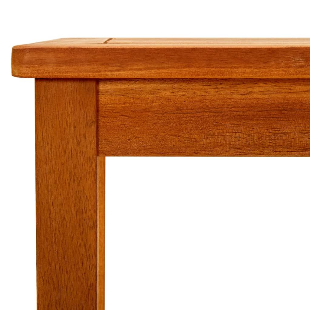 Coffee Table Natural Wood Solid Acacia Wood Medium Durable image 6