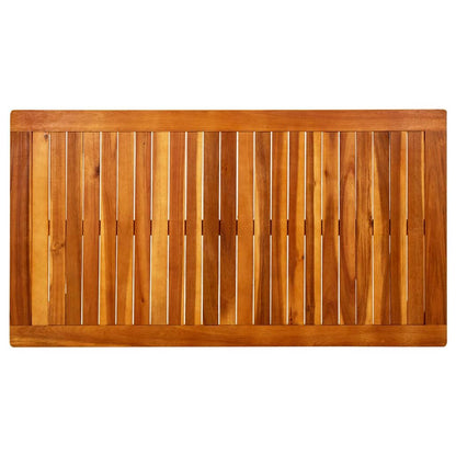 Coffee Table Natural Wood Solid Acacia Wood Medium Durable image 4