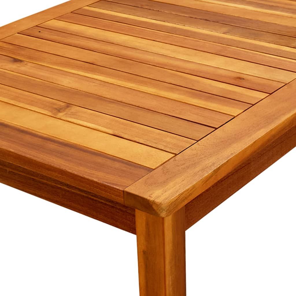 Coffee Table Natural Wood Solid Acacia Wood Medium Durable image 5