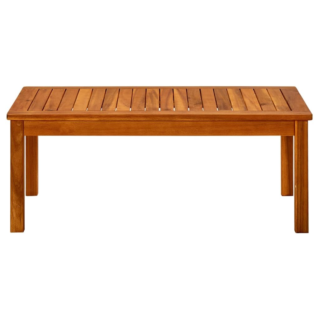 Coffee Table Natural wood Solid acacia wood image 2