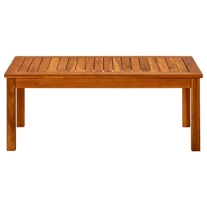 Coffee Table Natural wood Solid acacia wood image 2