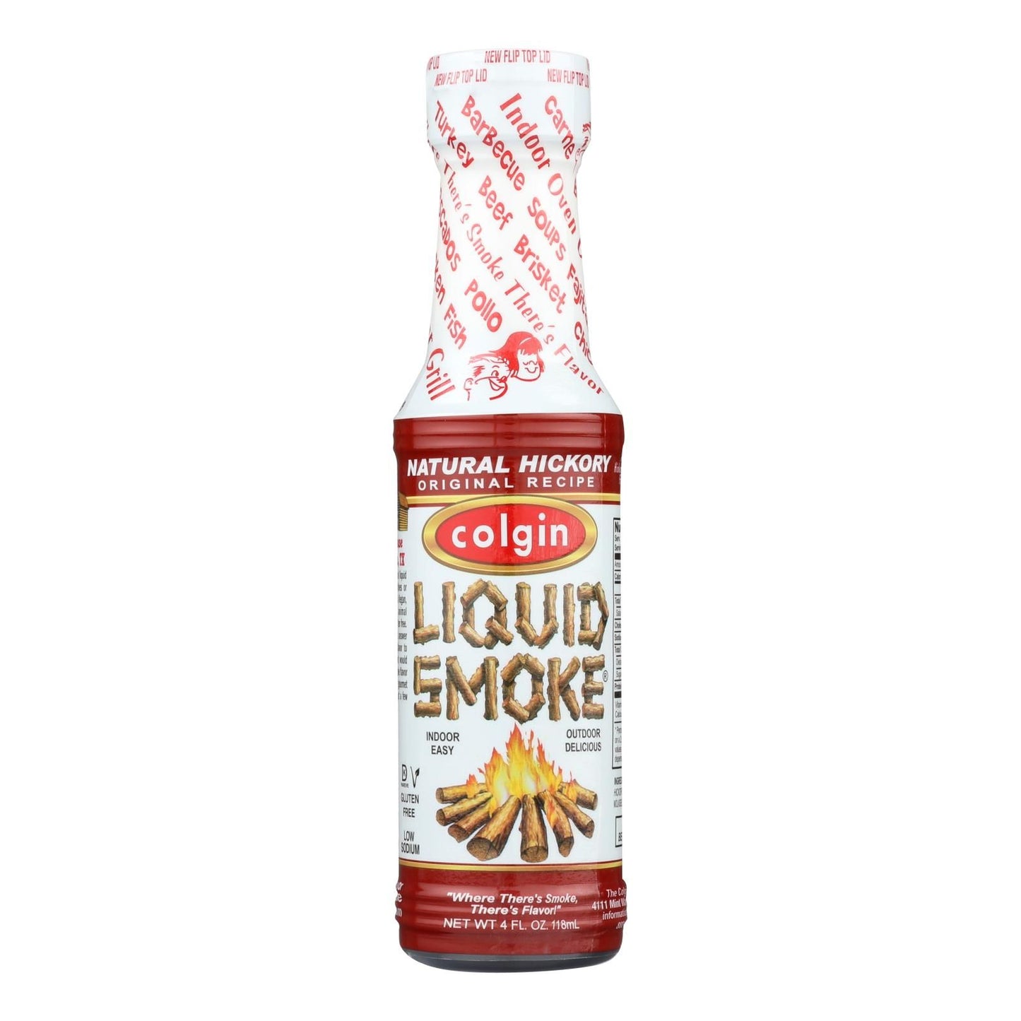 Colgin - Liquid Smoke Hickory - Case Of 6-4 Fz image 1
