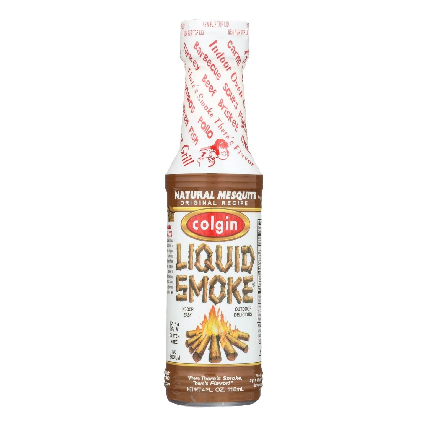 Colgin - Liquid Smoke Mesquite - Case Of 6-4 Fz image 1