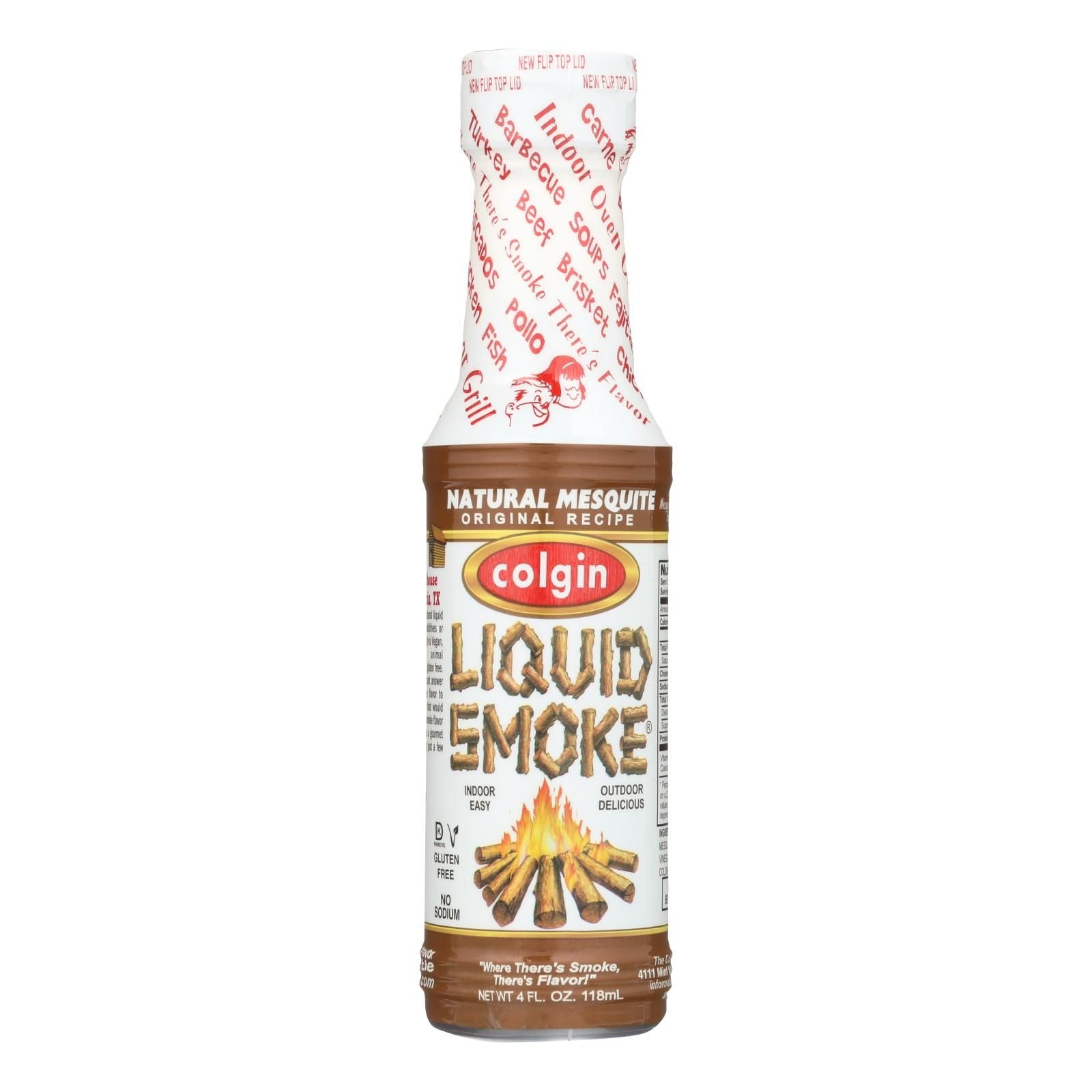 Colgin - Liquid Smoke Mesquite - Case Of 6-4 Fz image 1