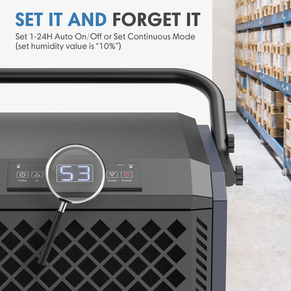 Commercial Dehumidifier 305 PPD with hose connection