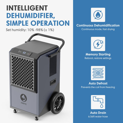 Commercial Dehumidifier 305 PPD in warehouse setting