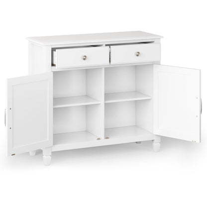 Connaught Solid Wood Entryway Storage Cabinet in White image 5