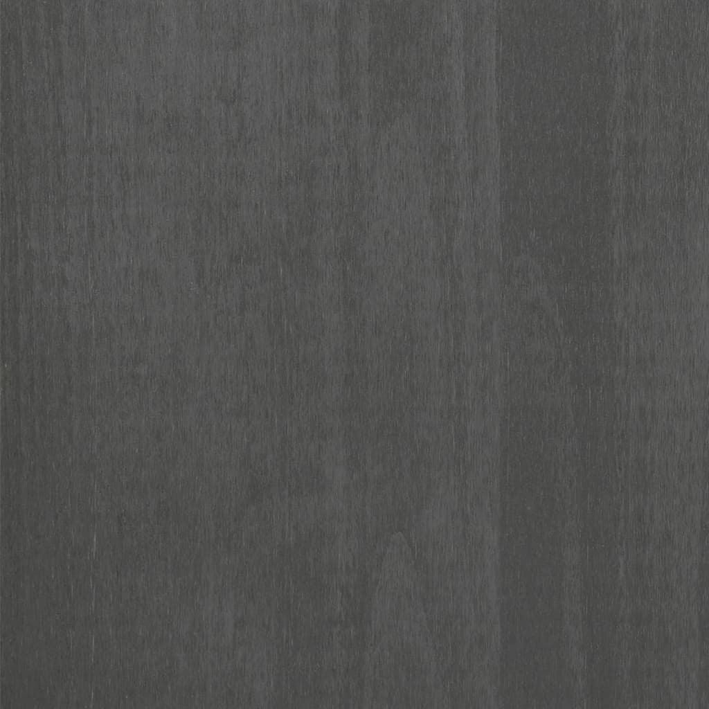 Console Table HAMAR Dark Gray 35.4"x13.8"x35.4" Solid Wood Pine image 10