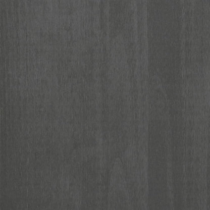 Console Table HAMAR Dark Gray 35.4"x13.8"x35.4" Solid Wood Pine image 10