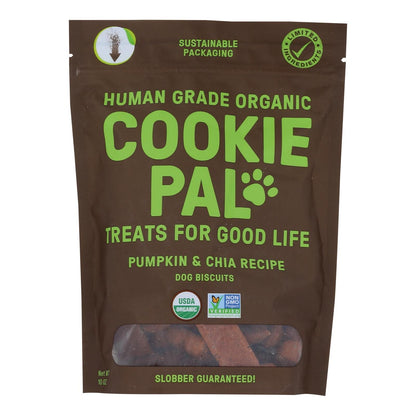 Cookie Pal - Dog Treat Pmpkm Chia - Case Of 4-10 Oz image 1