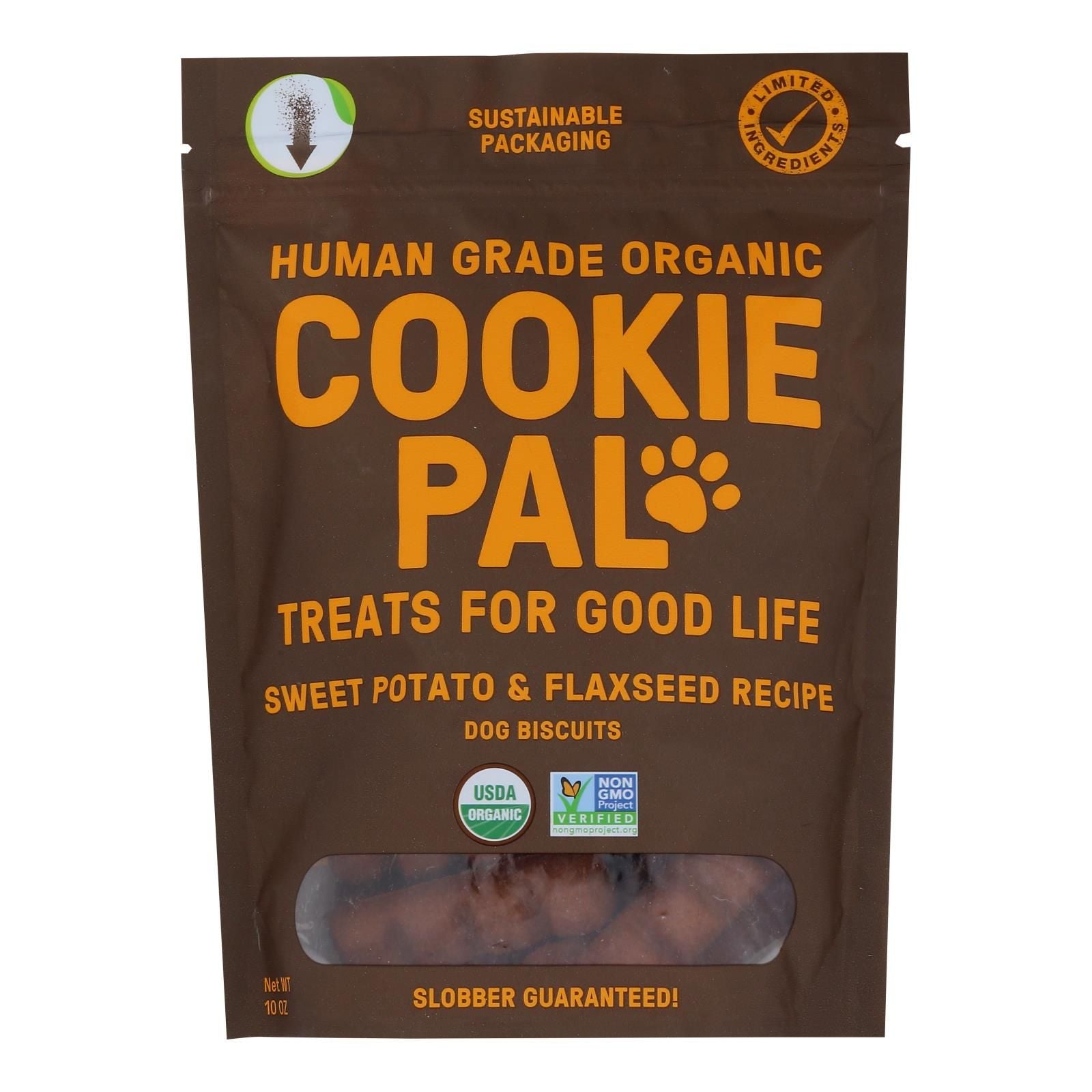 Cookie Pal - Dog Treat Sweet Pt Flxs - Case Of 4-10 Oz image 1