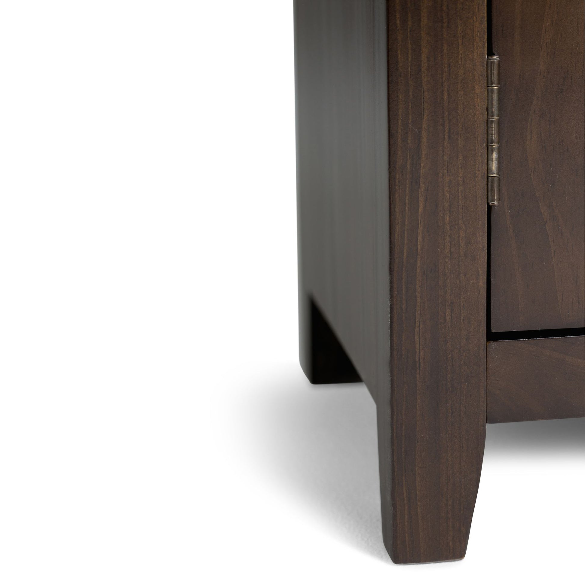 Cosmopolitan 72 inch Wide Solid Wood TV Stand in Mahogany Brown For TVs up to 80 inches image 5