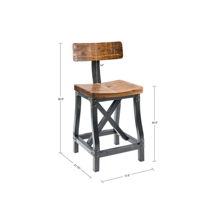 Counter Stool with Back image 4