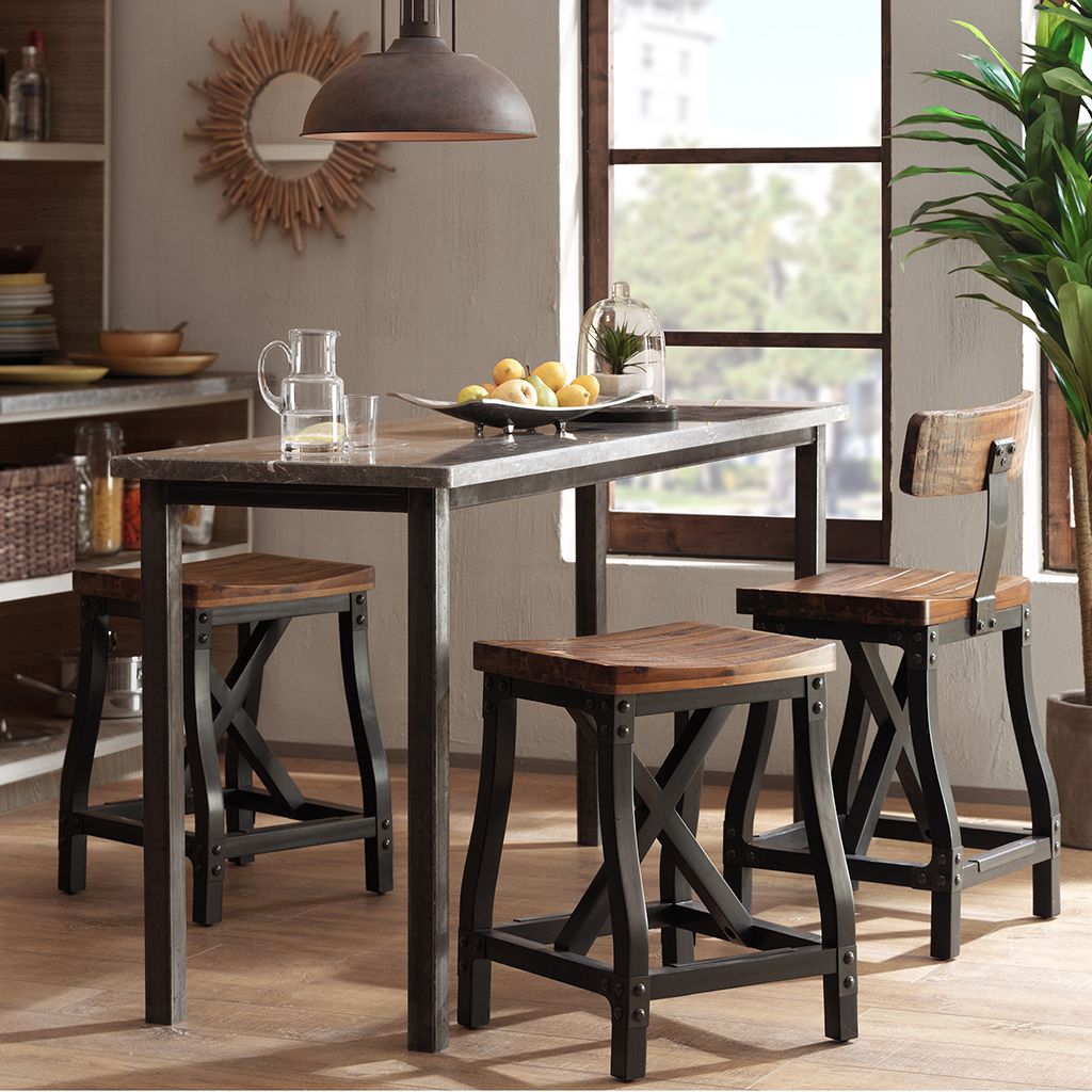 Counter Stool with Back image 2