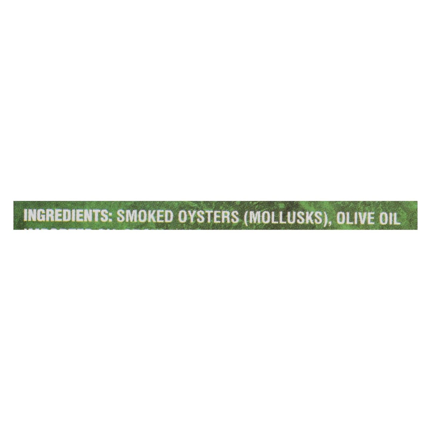 Crown Prince Oysters - Naturally Smoked In Pure Olive Oil - 3 Oz - Case Of 18 image 3