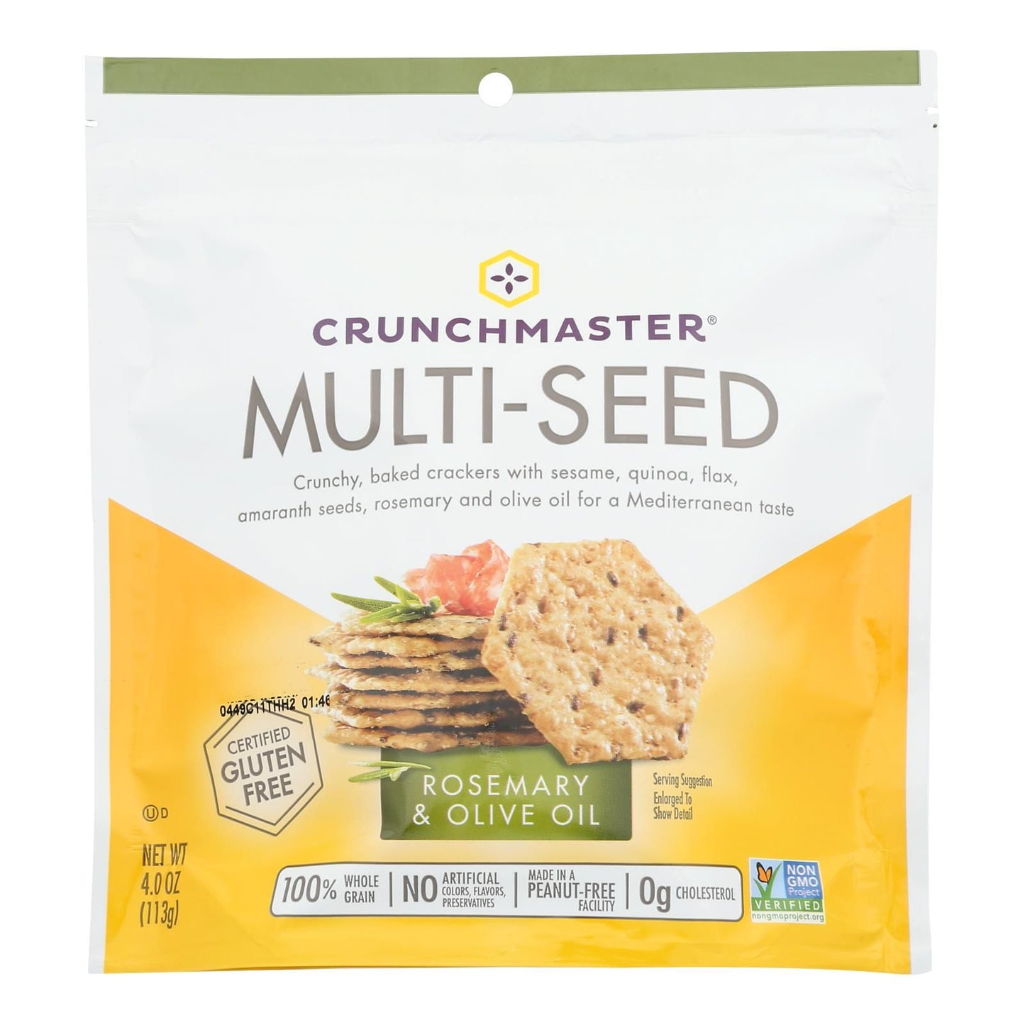 Crunchmaster - Multiseed Crckr Rsmry&olv - Case Of 12 - 4 Oz image 1