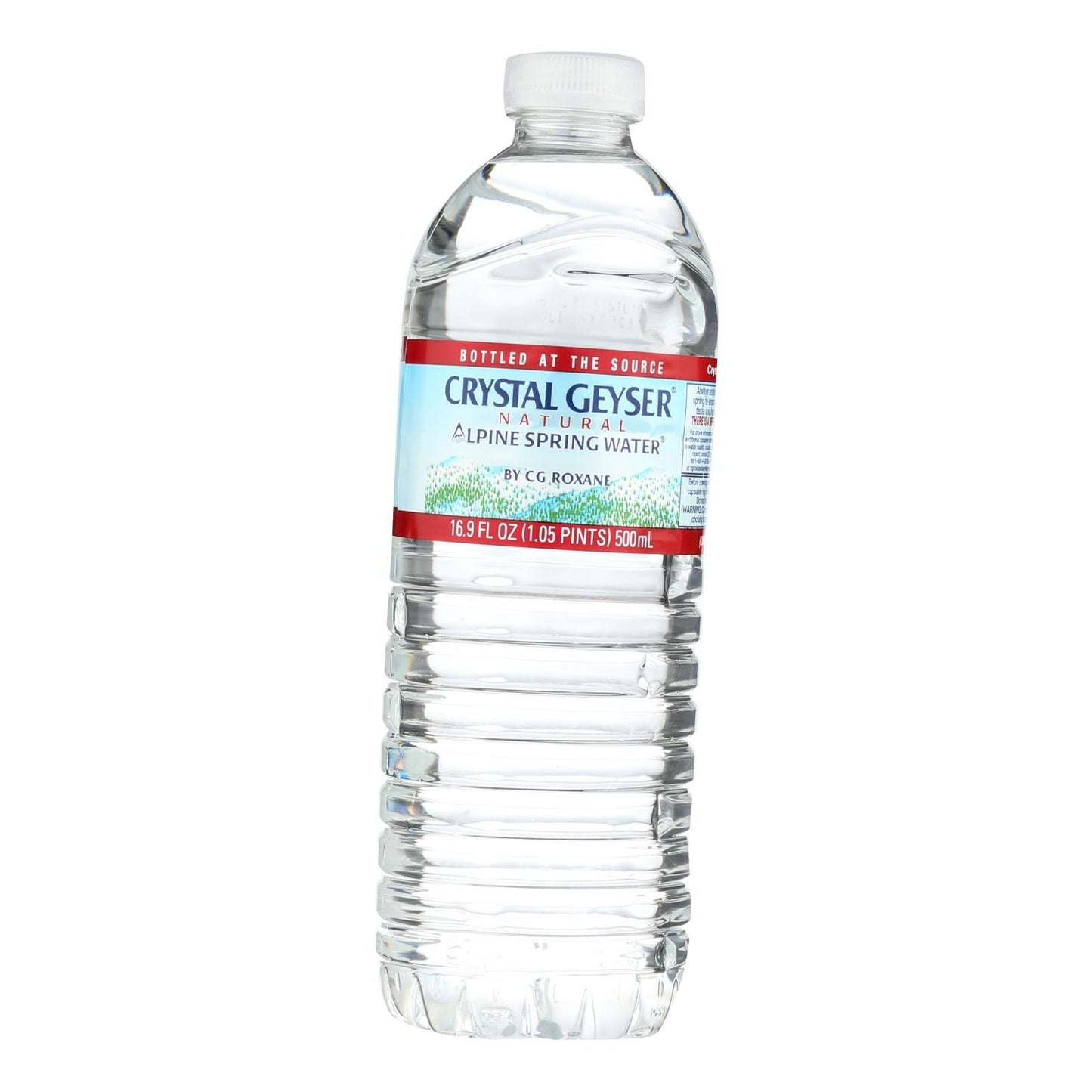 Crystal Geyser Alpine Spring Water, Spring Water - 1 Each - 24/16.9z image 1