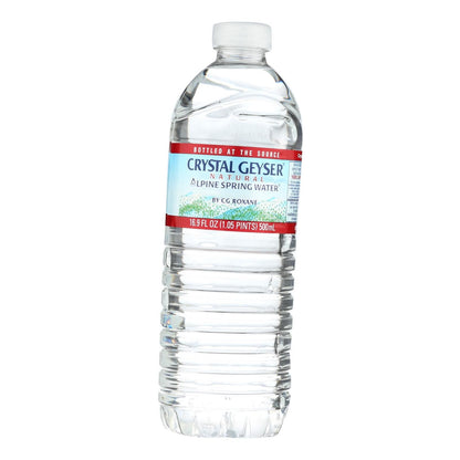 Crystal Geyser Alpine Spring Water, Spring Water - 1 Each - 24/16.9z image 1