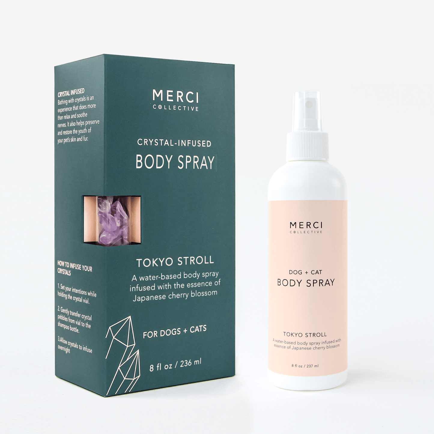 Crystal Infused Luxury Body Spray Tokyo Stroll Scent image 1