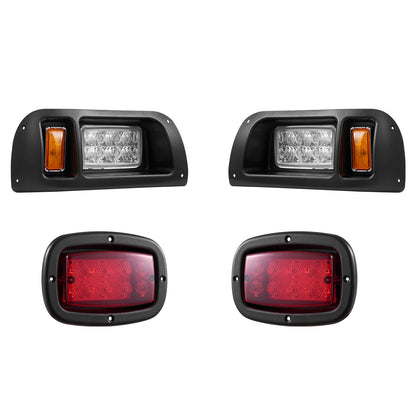 12 Volt Golf Cart LED Headlight Tail Light Kit For EZGO TXT 1996-2013 Models image 8
