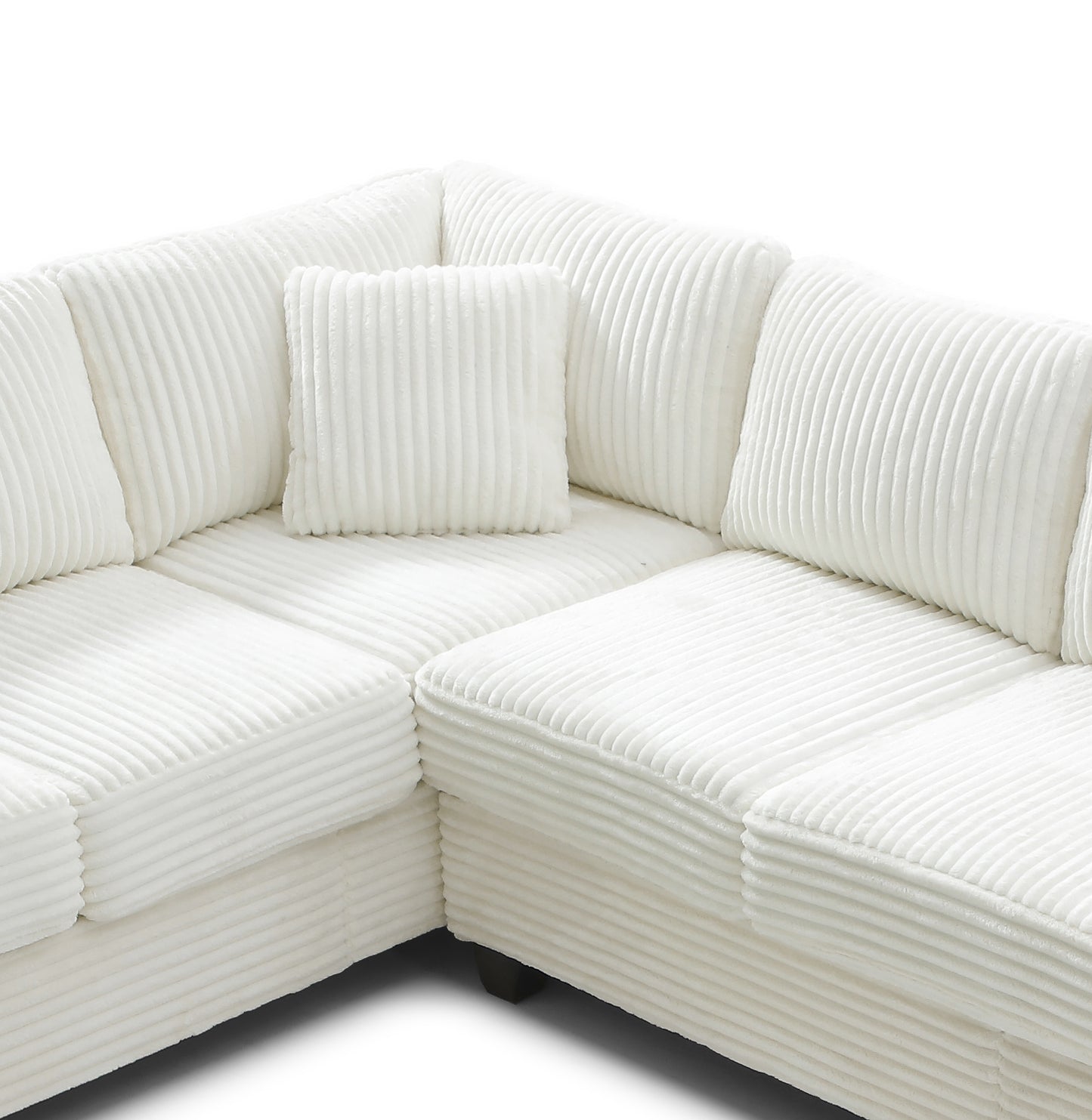 Perth G00239B-SC Sectional(Ottoman Not Include), White image 7
