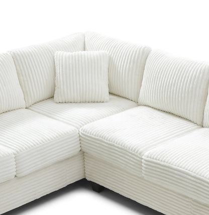 Perth G00239B-SC Sectional(Ottoman Not Include), White image 7
