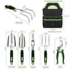 8 Piece Stainless Steel Gardening Tool Sets