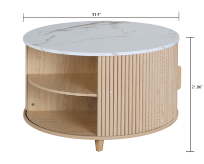 round coffee table image 2