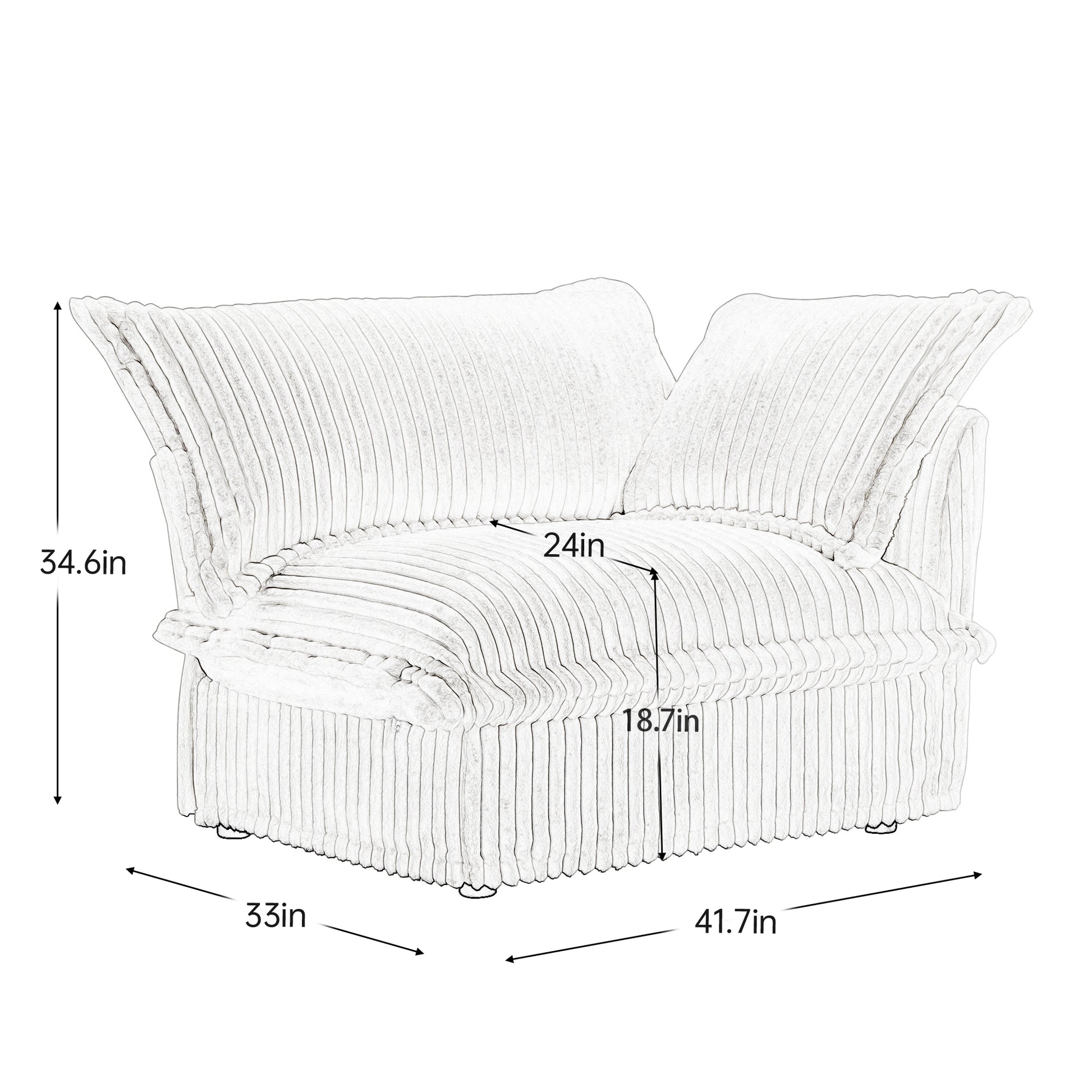 Koala sofa RSF W/1 Pillow -Camel image 12