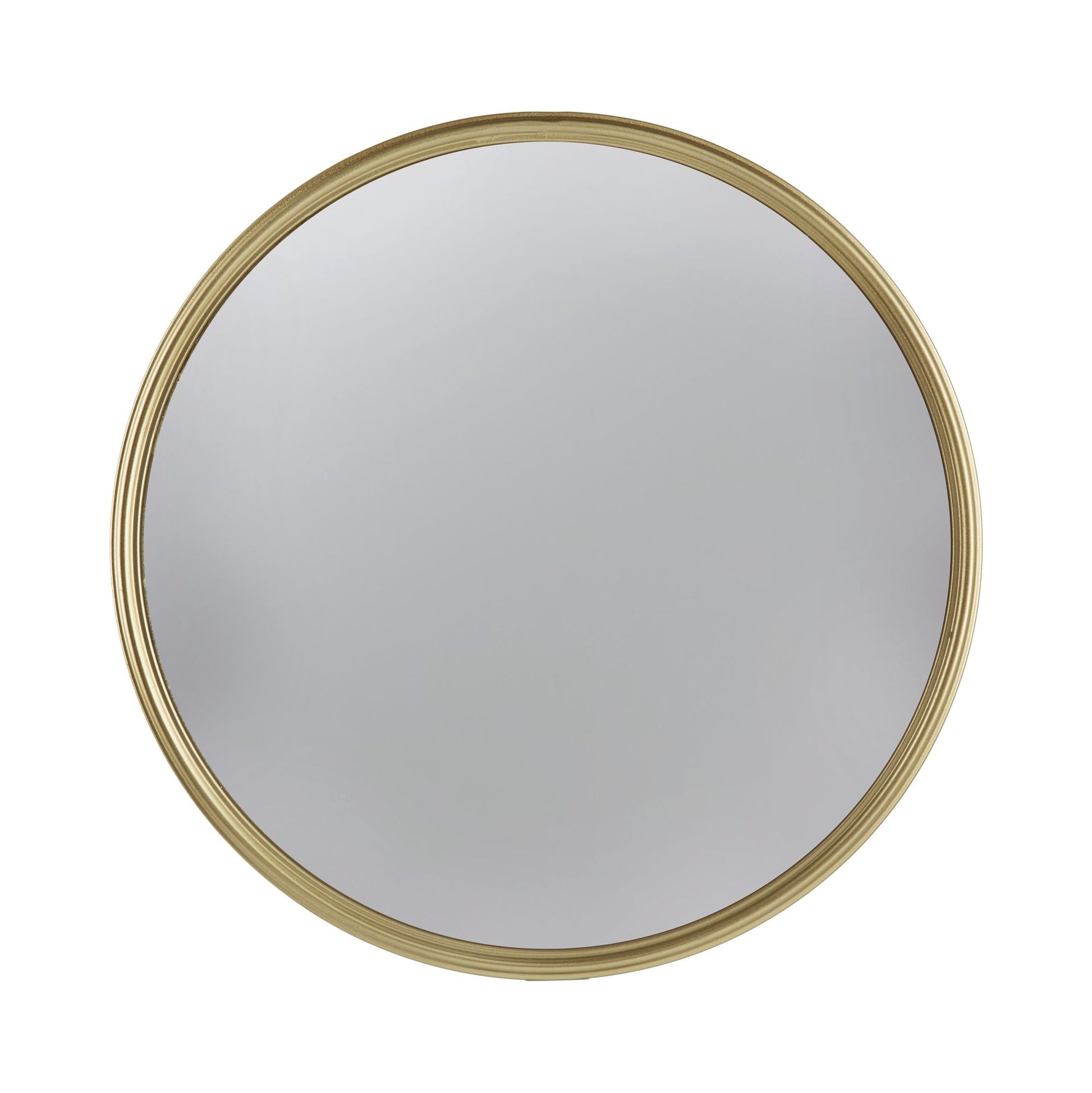 D15" Gold Round Mirror, Circle Mirror with Iron Frame for Living Room Bedroom Vanity Entryway Hallway image 2