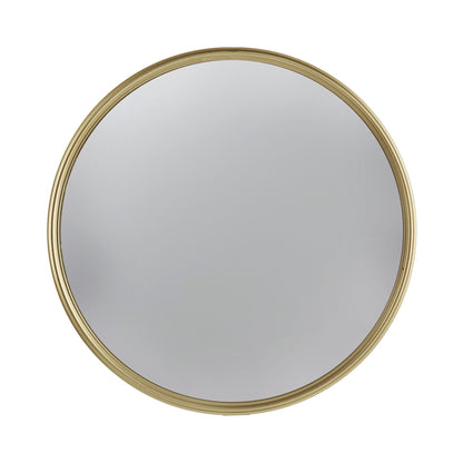 D15" Gold Round Mirror, Circle Mirror with Iron Frame for Living Room Bedroom Vanity Entryway Hallway image 2