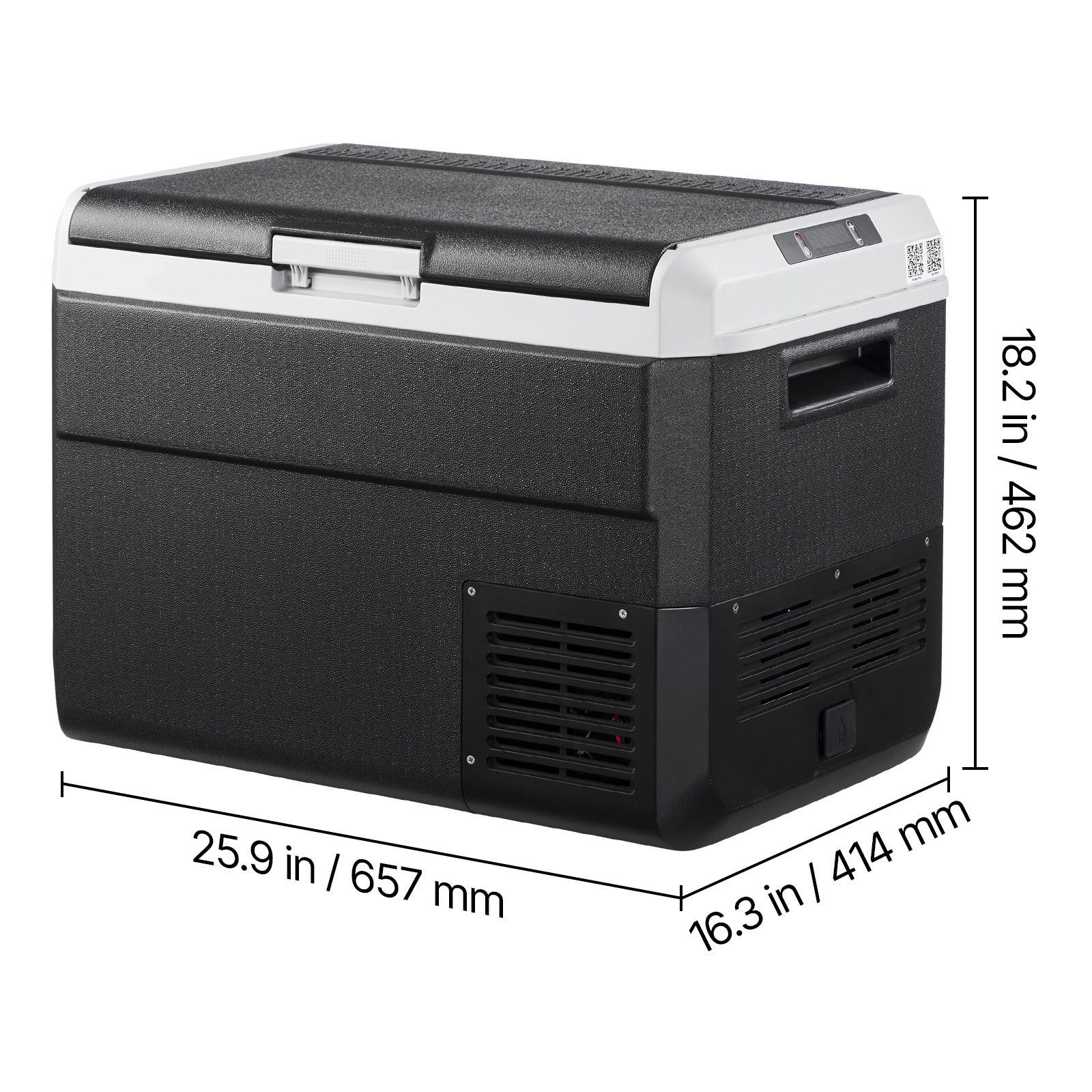 12 Volt Car Refrigerator, 52.8QT/50L Car Fridge, Portable Electric Cooler with -4℉~68℉ Adjustable Temperature, 12/24V DC and 100- 240V AC Compressor Freezer for Outdoor, Camping, Travel, RV image 11