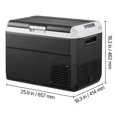 12 Volt Car Refrigerator, 52.8QT/50L Car Fridge, Portable Electric Cooler with -4℉~68℉ Adjustable Temperature, 12/24V DC and 100- 240V AC Compressor Freezer for Outdoor, Camping, Travel, RV image 11