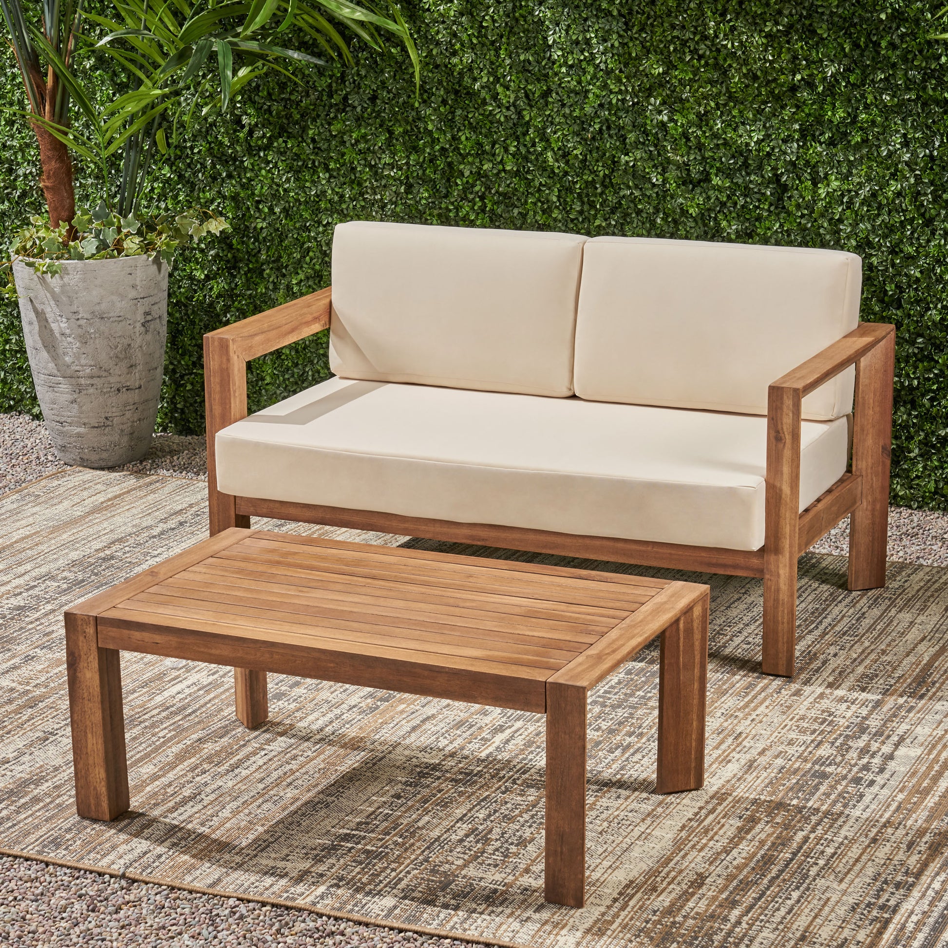 GENSER LOVESEAT & COFFEE TABLE image 5