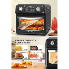 12.5 Quart 7-in-1 Convection Toaster Oven - Stainless Steel, 1500W