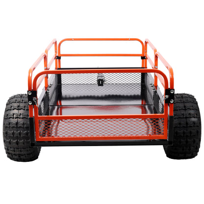 Heavy-Duty Tow-Behind Dump Cart 1500 lbs Load Capacity for ATV UTV Lawn Mower Tractor Yard Garden Farm Hauling image 10