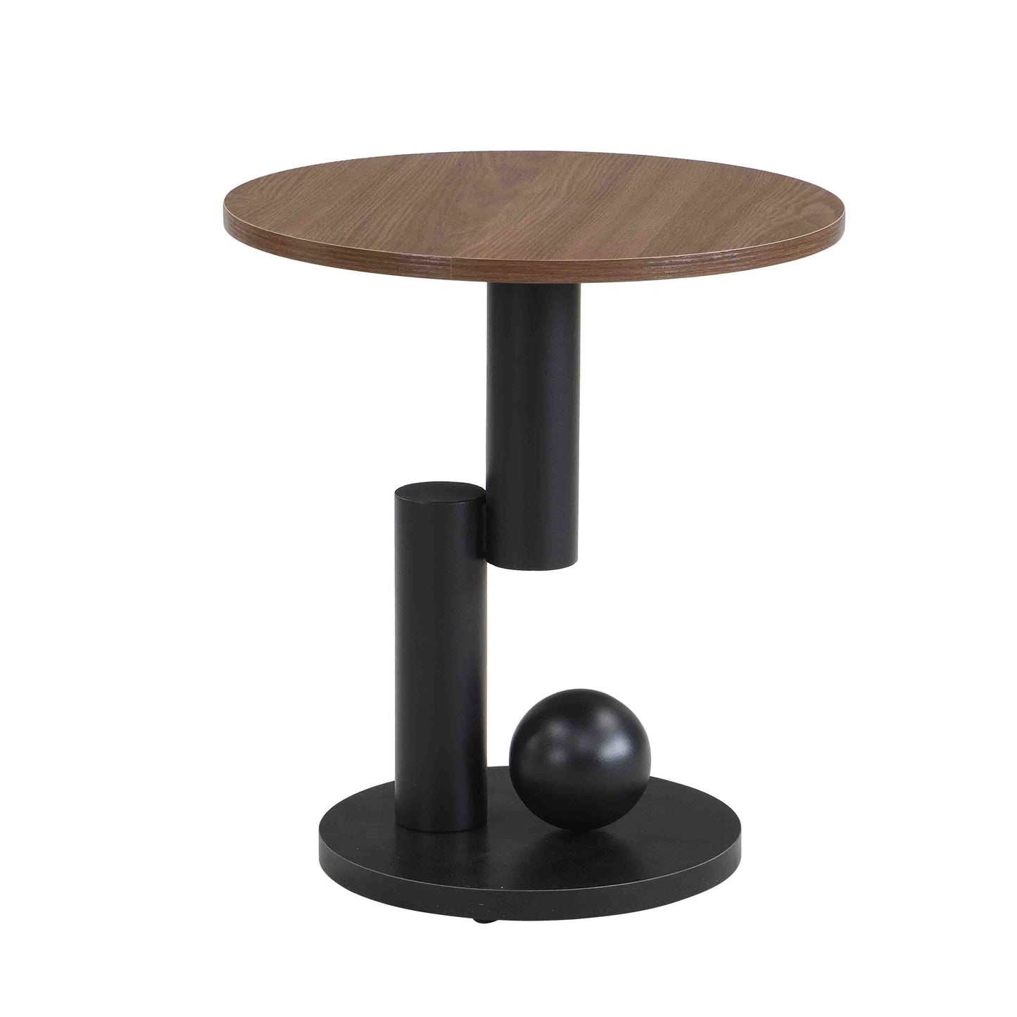 Luxury Nesting Coffee Table Set of 2, Tables with Storage for Living Room, Oval and Round Table Set, Black Center Table, Cocktail Table, Side Table, Large 47.24'', Small 19.69'' image 6