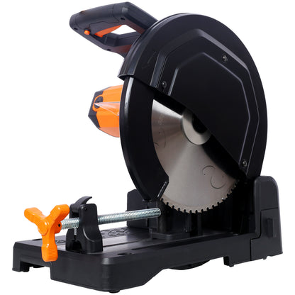 15-Amp Heavy Duty 14 Inch Metal Cutting Chop Saw W/ 14 Inch Carbide-Tipped Blade Premium Multi-Material Cut-Off Chop Saw with Carbide-Tipped Metal-Cutting Saw Blade,ETL certificate. image 9