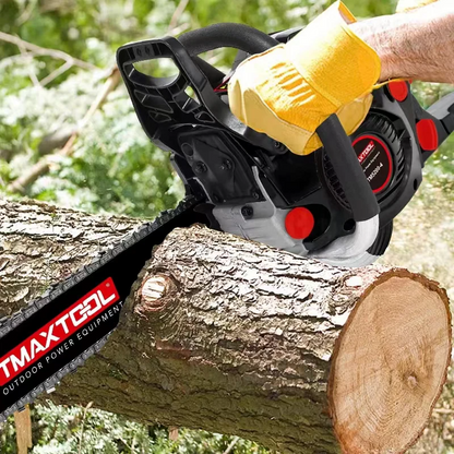 TMAXTOOL 62cc Powerful 20 inch +16 inch Gas Chainsaw with 2 Stroke Perfect for Pruning, Limbing, and Sawmill Operations-black image 5