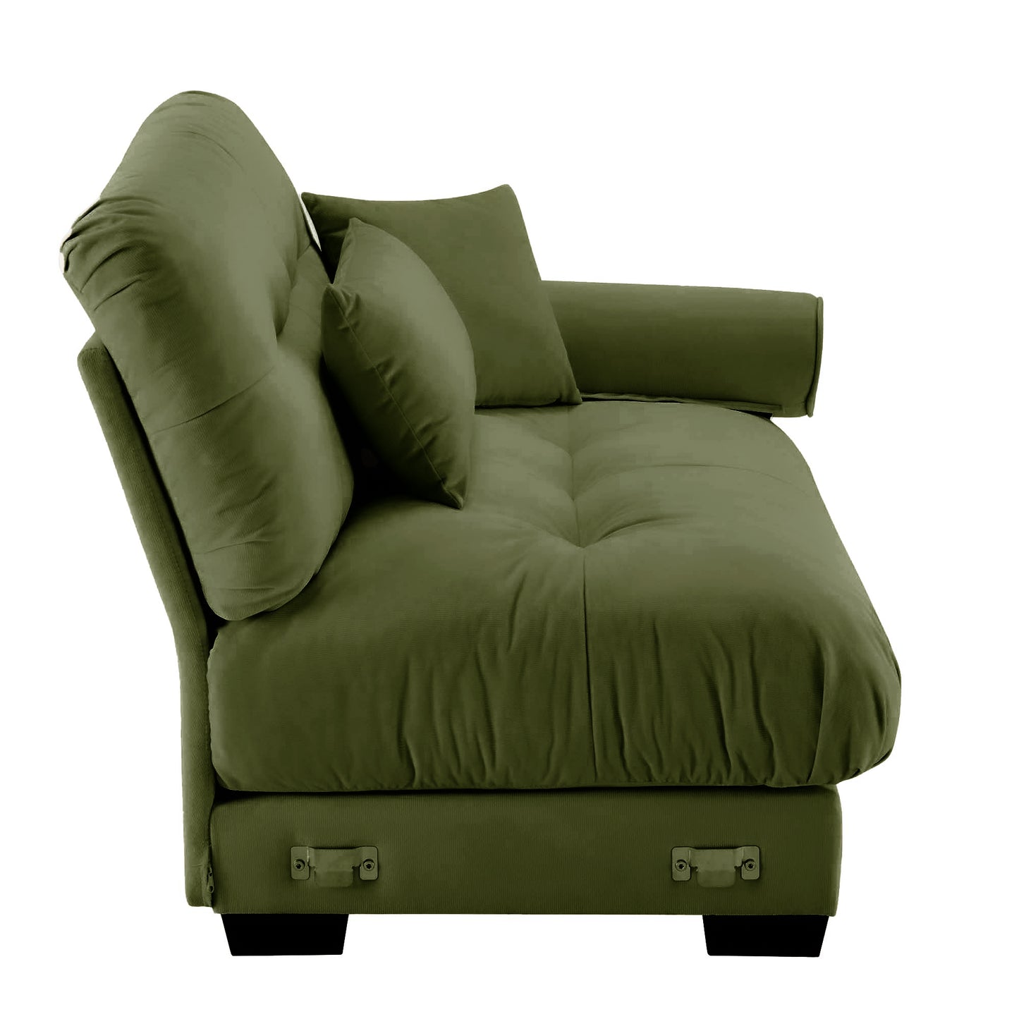 Milano Sofa RSF W/3 pillows - Olive green image 4